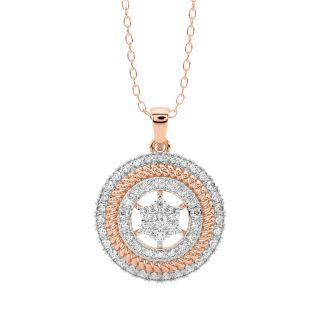 Kamilah Round Diamond Pendant